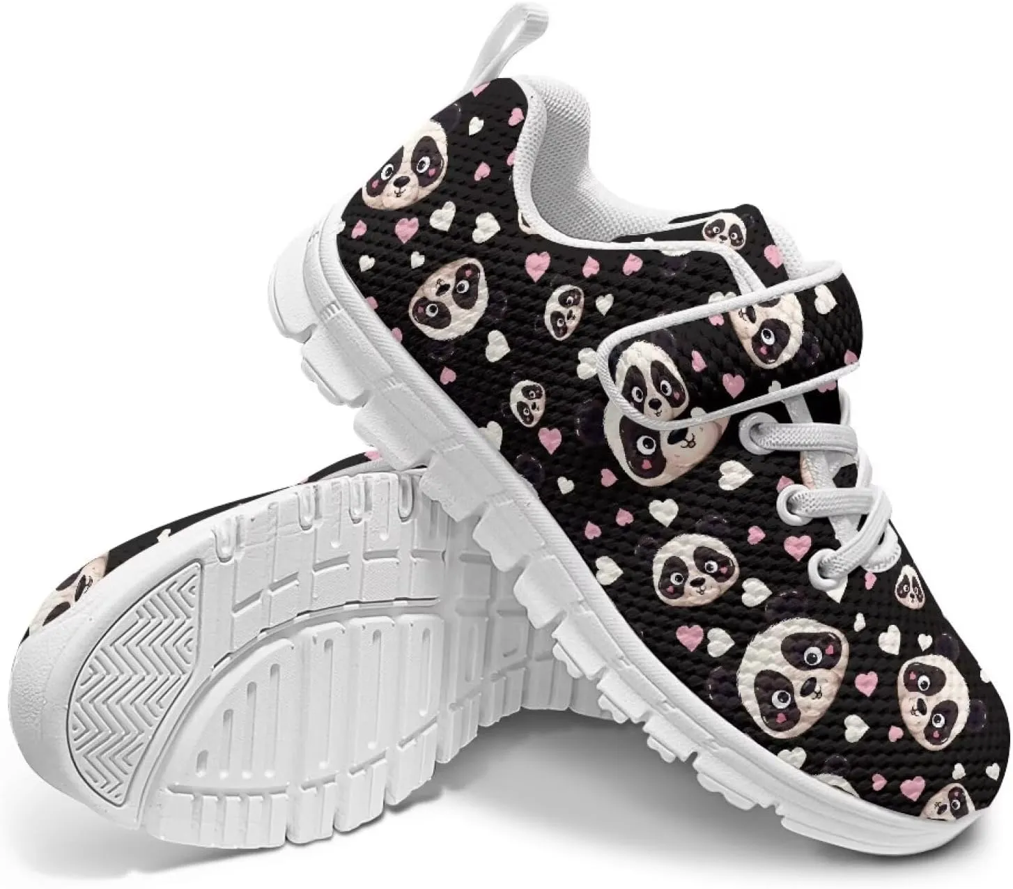 Toddler Boys Girls Sneakers Comfaortable Lace Up Outdoor Shoes Lightweight Soft Air Shoes for Parks US 11-15 White Sole
