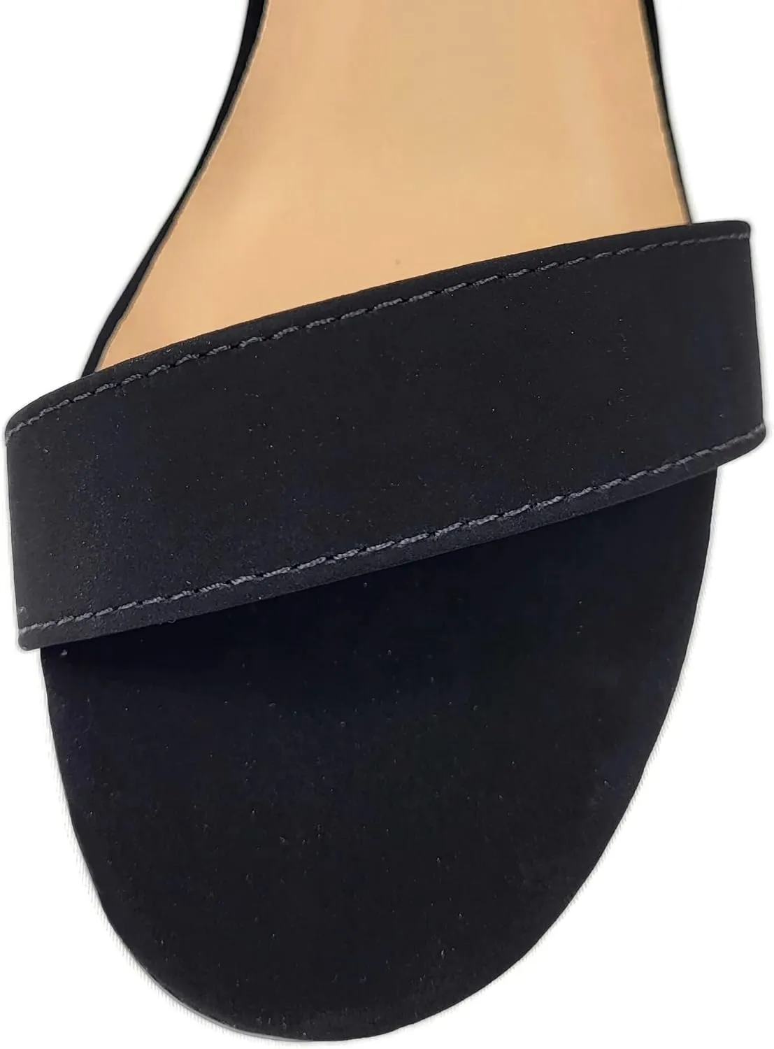 TOP Moda Over The Toe Strap Ankle Wrap Strap 2" Block Heel Open Toe Dress Sandal