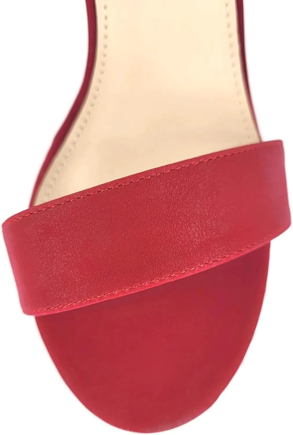 TOP Moda Platform High Heel Open Toe Dress Sandal Over The Toe Strap