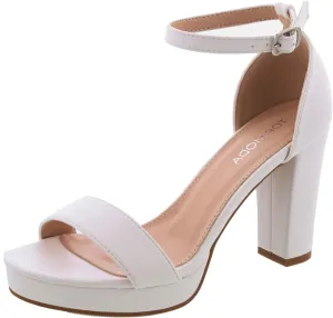 TOP Moda Platform High Heel Open Toe Dress Sandal Over The Toe Strap