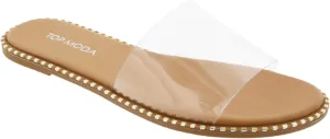 TOP Moda Women Open Toe Flat Fashion Sandals