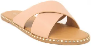 TOP Moda Women Open Toe Flat Fashion Sandals