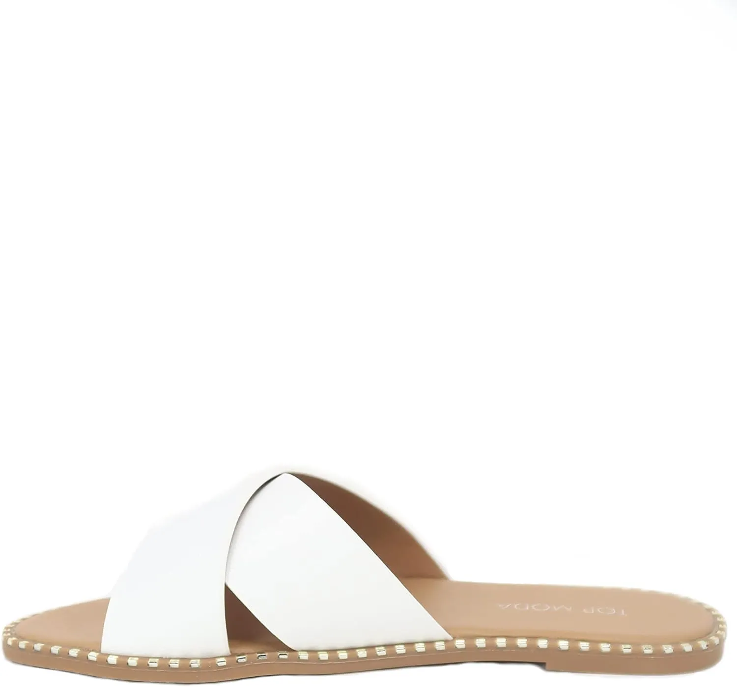 TOP Moda Women Open Toe Flat Fashion Sandals