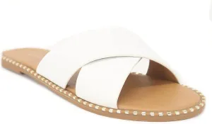 TOP Moda Women Open Toe Flat Fashion Sandals