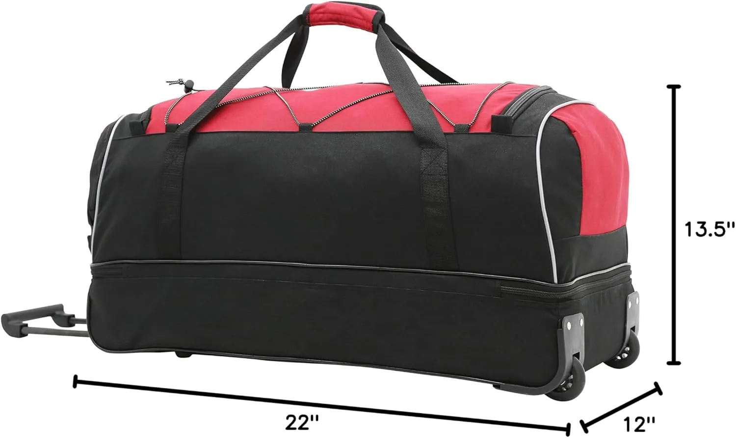 Travelers Club Adventure Rolling Travel Duffel Bag