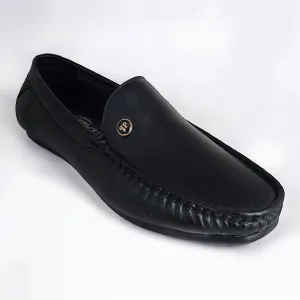 TRY IT 706 BLACK Men's Loafers Shoes