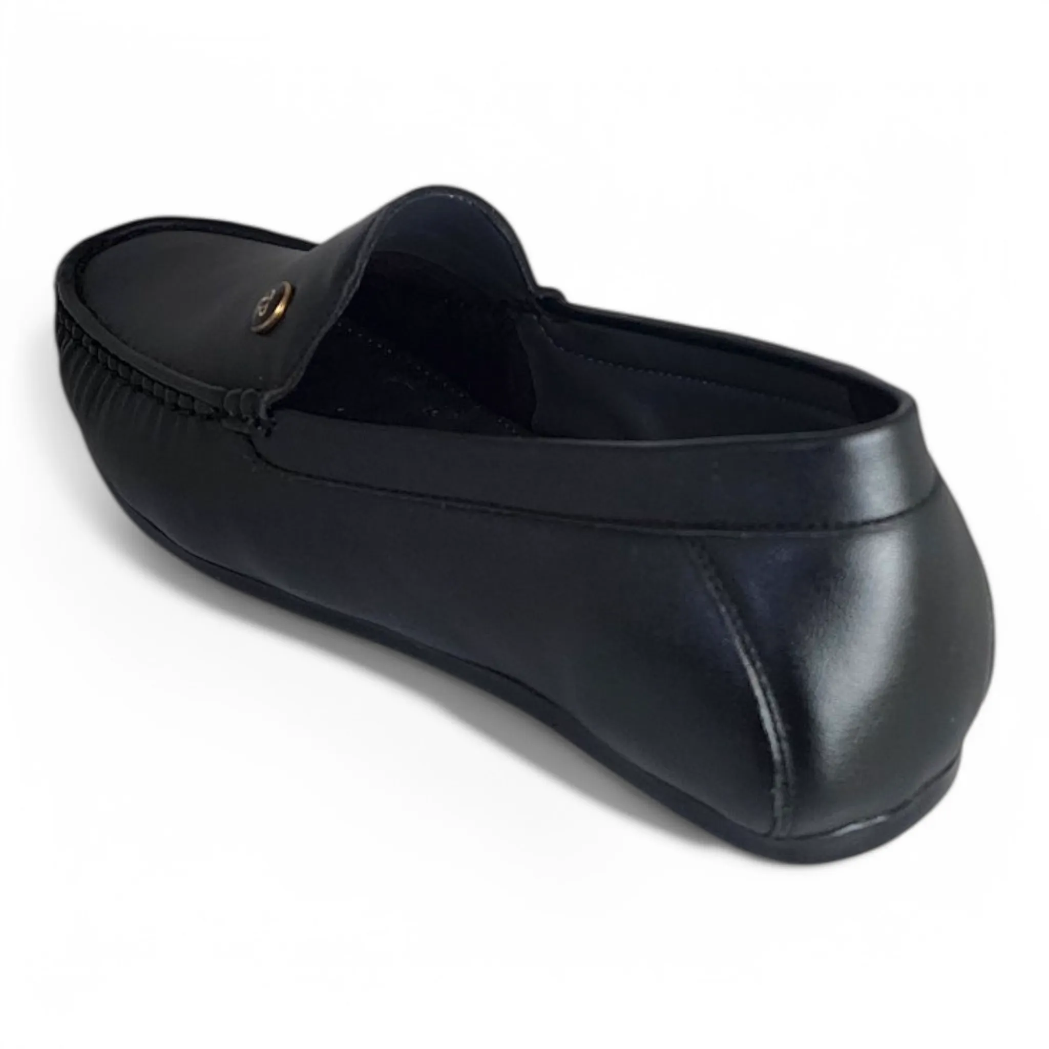 TRY IT 706 BLACK Men's Loafers Shoes