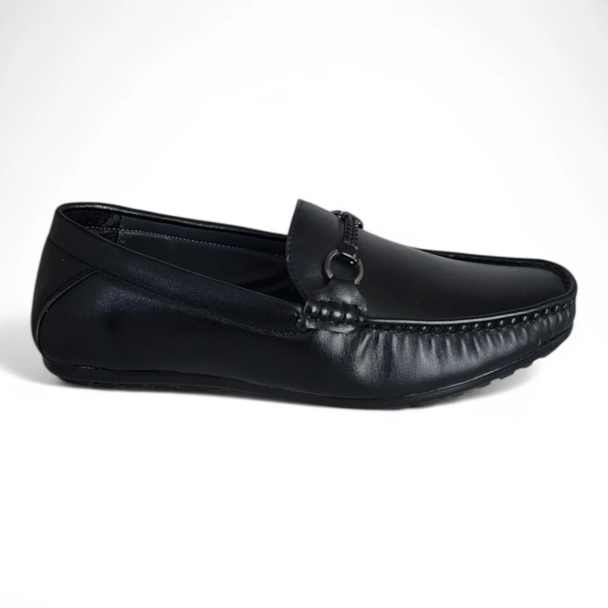 TRY IT 786 BLACK Men's Loafers Shoes