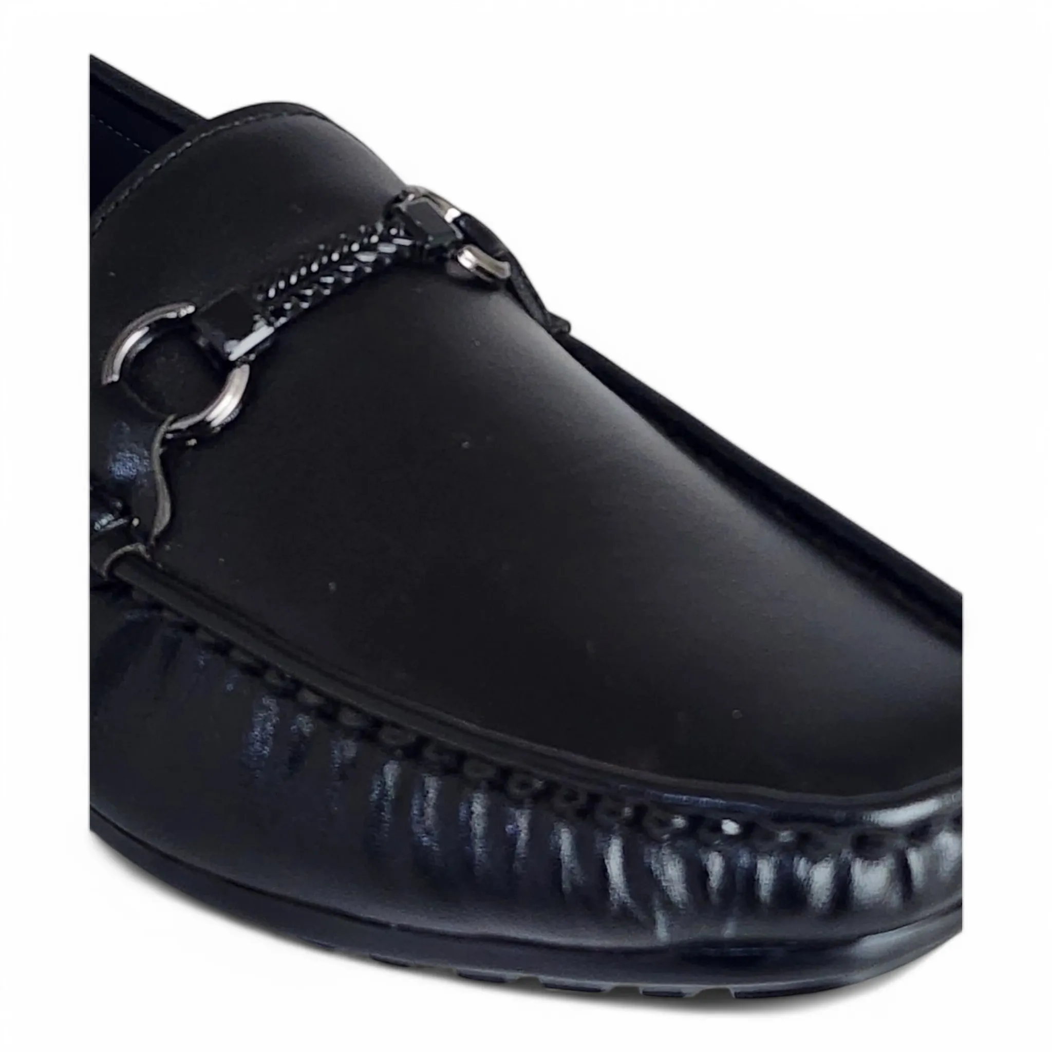 TRY IT 786 BLACK Men's Loafers Shoes