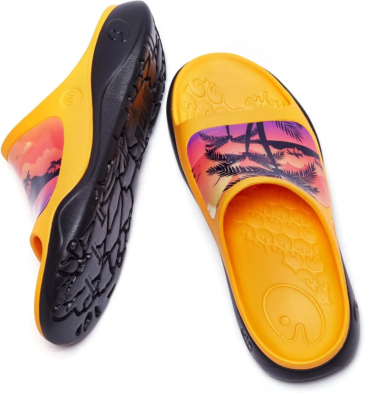 UIN Men's Casual Sandals Comfort Slippers Soft Quick Drying Non-Slip for Beach, Outdoor & Indoor Summer Vibe