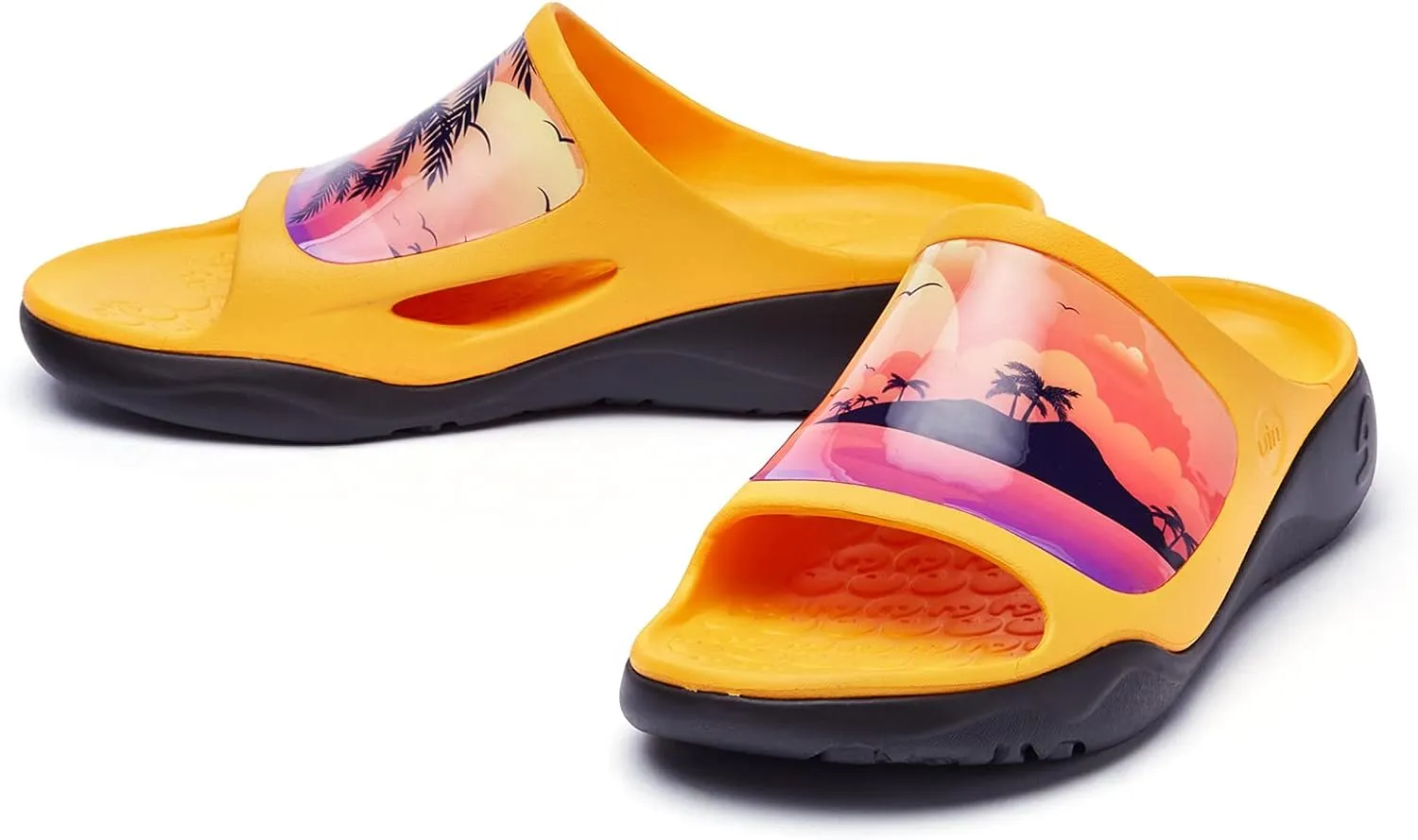 UIN Men's Casual Sandals Comfort Slippers Soft Quick Drying Non-Slip for Beach, Outdoor & Indoor Summer Vibe