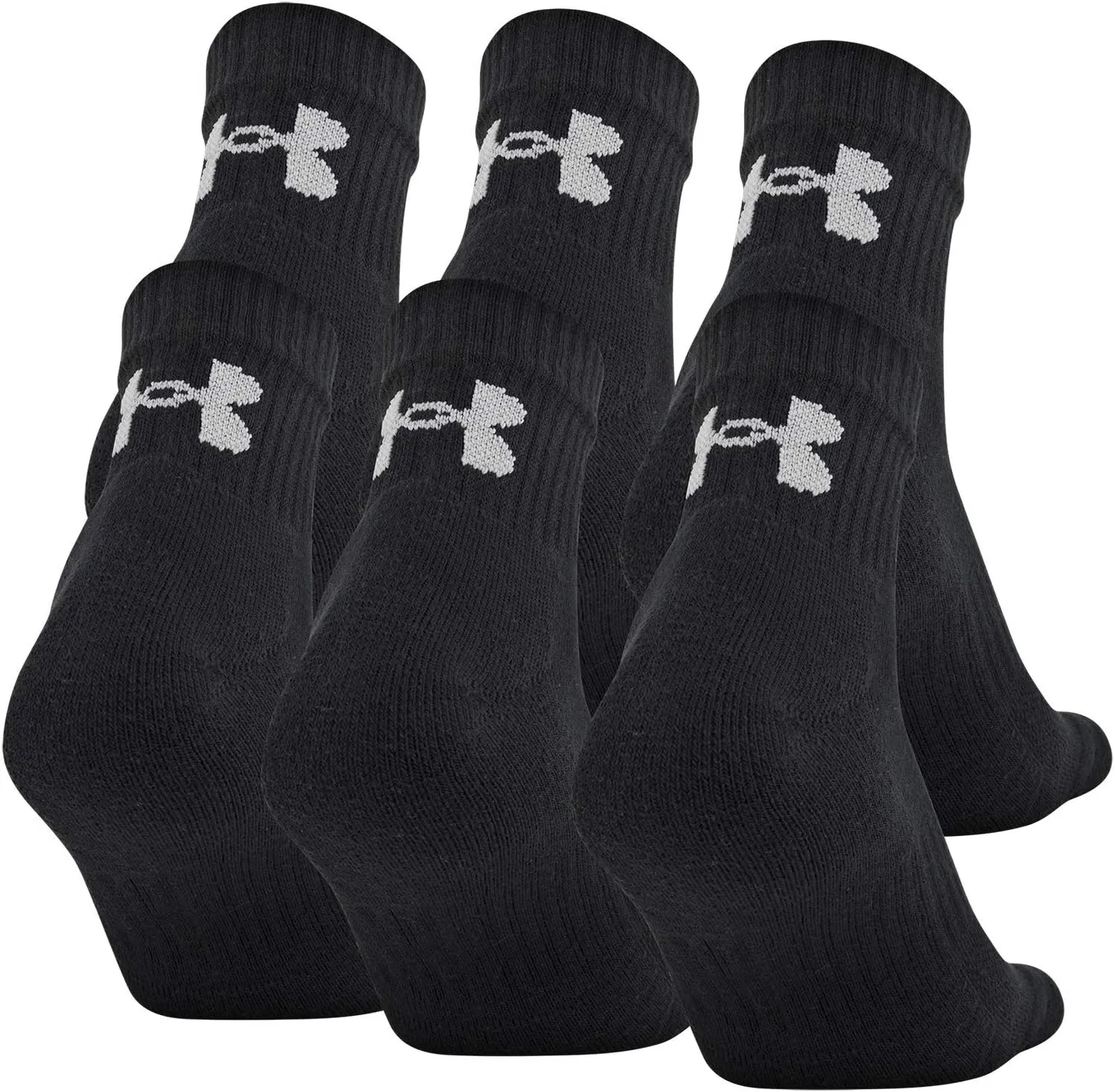 Under Armour Training Cotton Quarter Socks, Multipairs