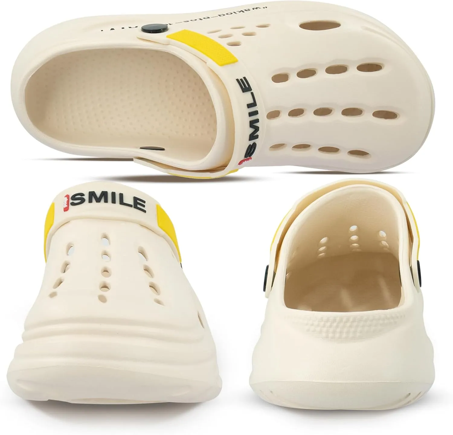 Unisex Garden Clogs Breathable Quick Drying Garden Shoes Slip-on Outdoor Beach Slippers for Men and Women