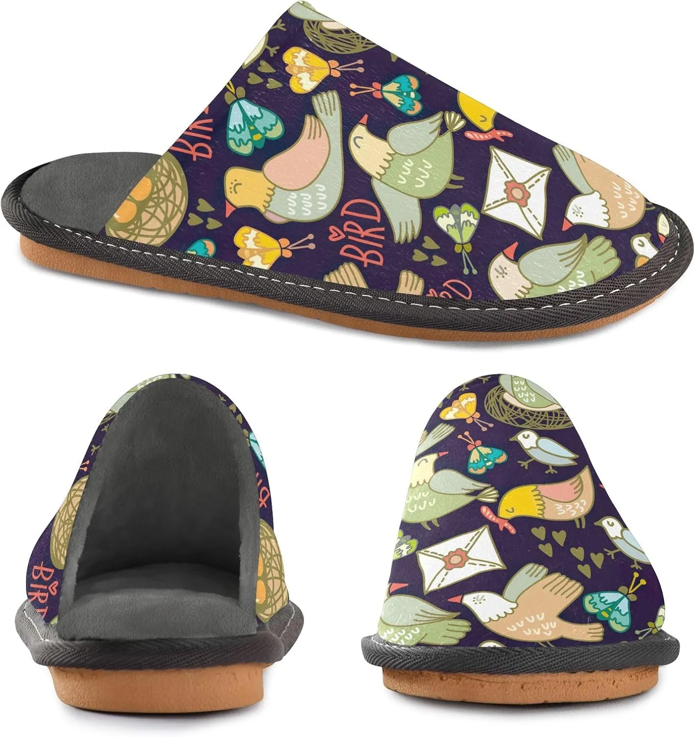 Unisex Slippers for Home Womens Bedroom Shoes Indoor Outdoor Slippers