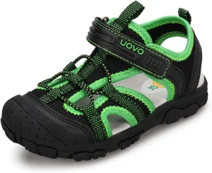 UOVO Boys Sandals Kids Sandals Hiking Athletic Closed-Toe Beach Summer Sandals for Boys Quick-Drying