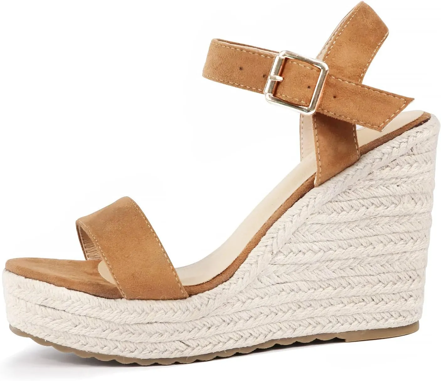 UTIKLIOU Wedge Sandals for Women Platform Sandals Open Toe Wedge Heels Casual Summer Sandals