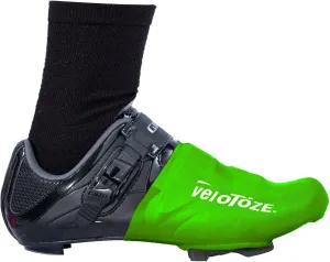 veloToze Toe Cover for Road Cycling Shoes - Keep feet Warmer in Cool, Spring and Fall Weather; Wear on Cleated Road Cycling Shoes - for Men and Women