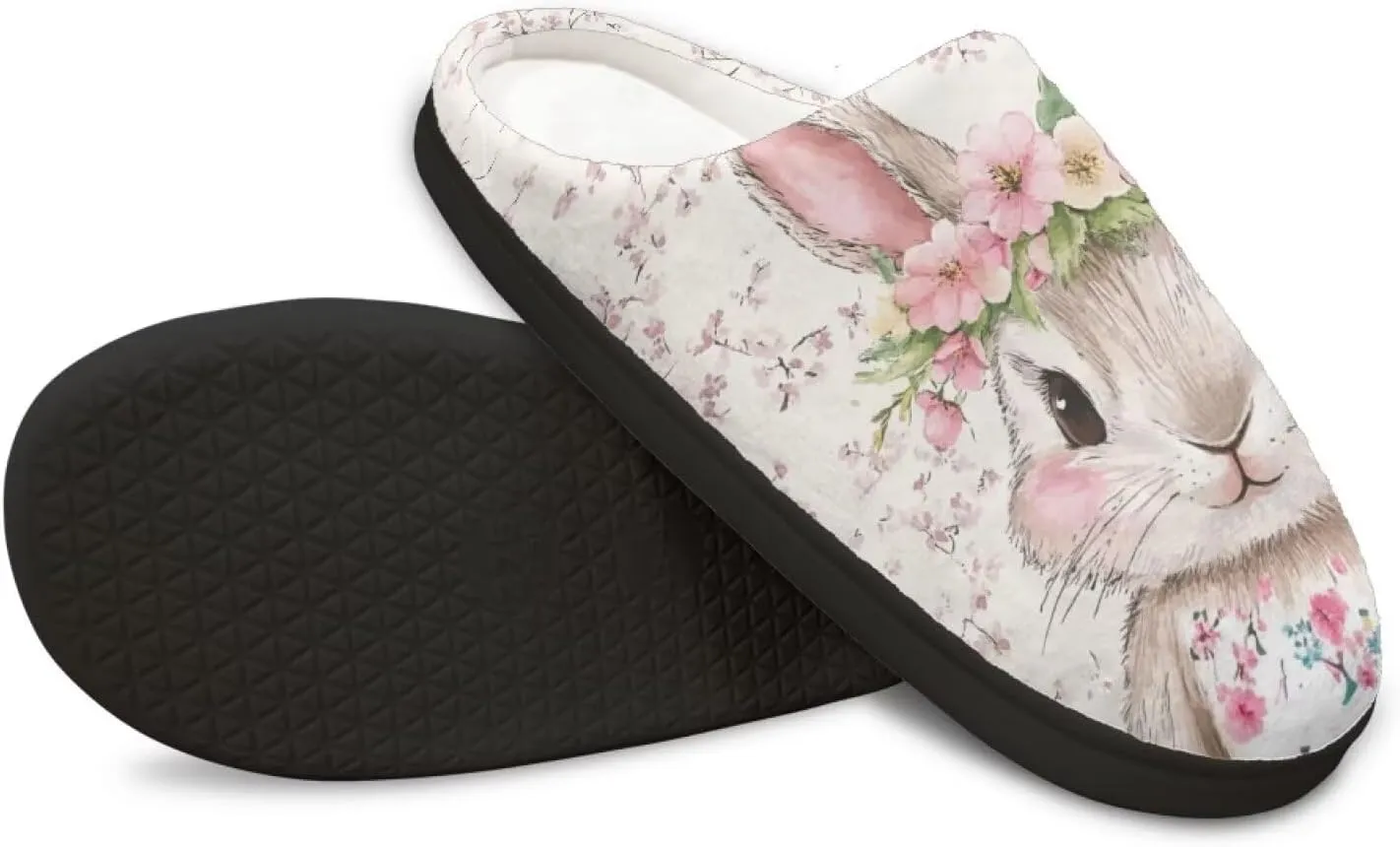 Veniyate House Slippers for Women Size 5.5-12 Anti-slip Winter Warm Sandals