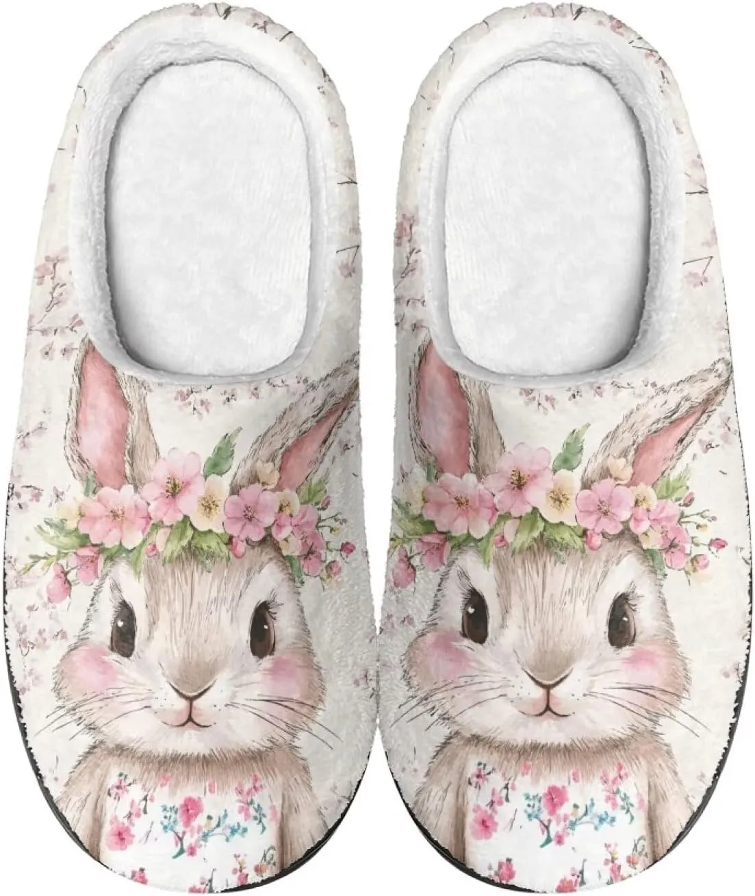 Veniyate House Slippers for Women Size 5.5-12 Anti-slip Winter Warm Sandals