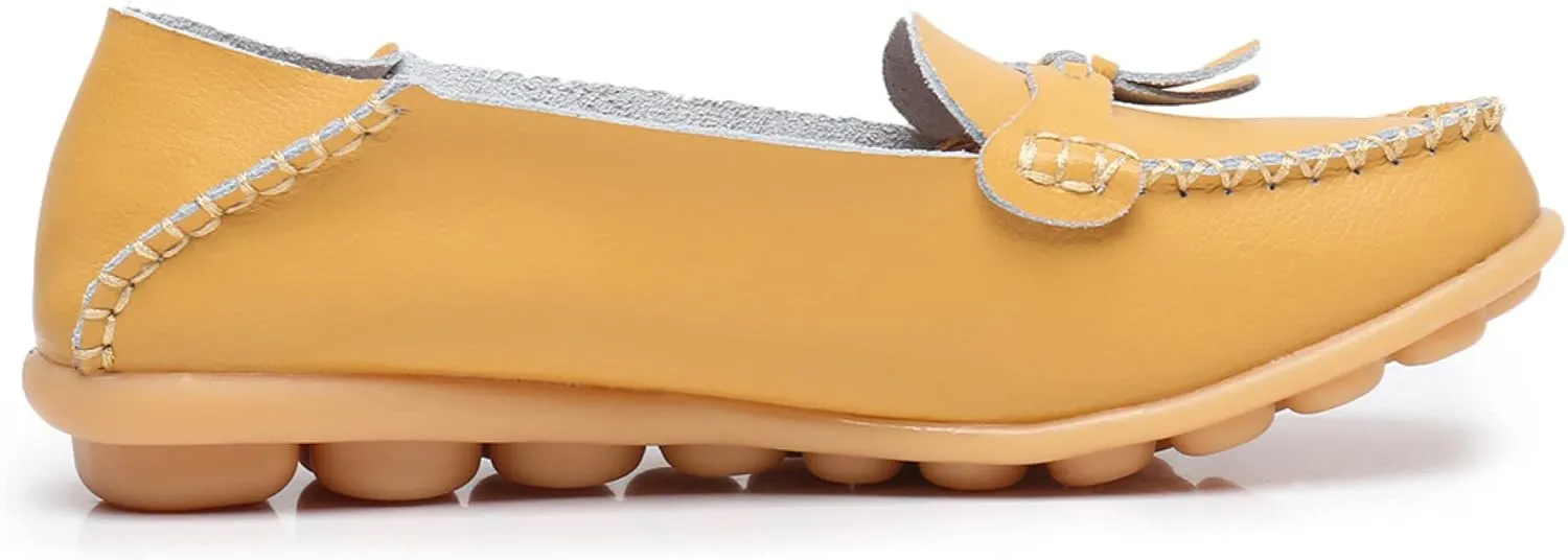 VenusCelia Women's Decoration Comfort Walking Flat Loafer