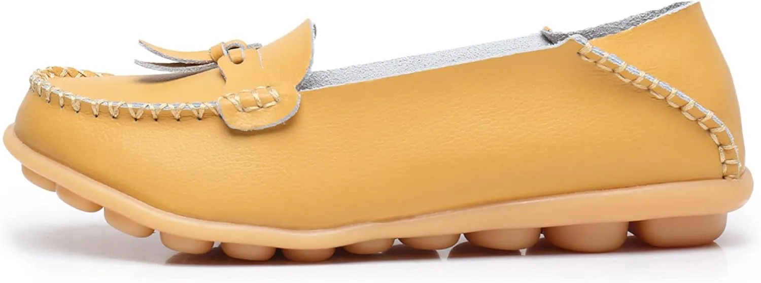 VenusCelia Women's Decoration Comfort Walking Flat Loafer