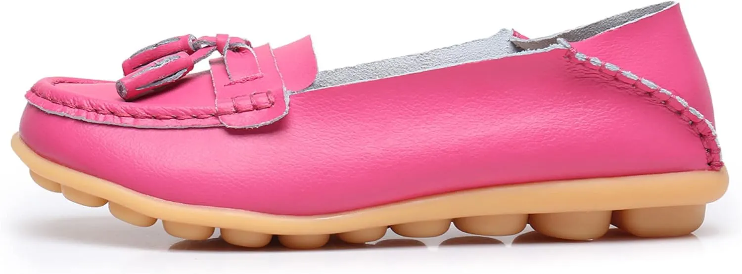 VenusCelia Women's Lantern Comfort Walking Flat Loafer
