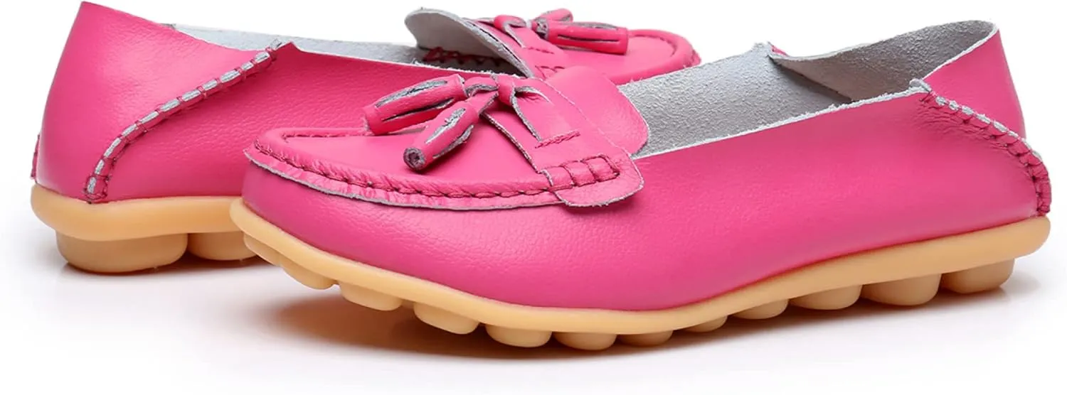 VenusCelia Women's Lantern Comfort Walking Flat Loafer