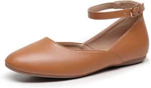 VenusCelia Women's Serenity Strap Flats Shoe
