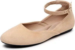 VenusCelia Women's Serenity Strap Flats Shoe