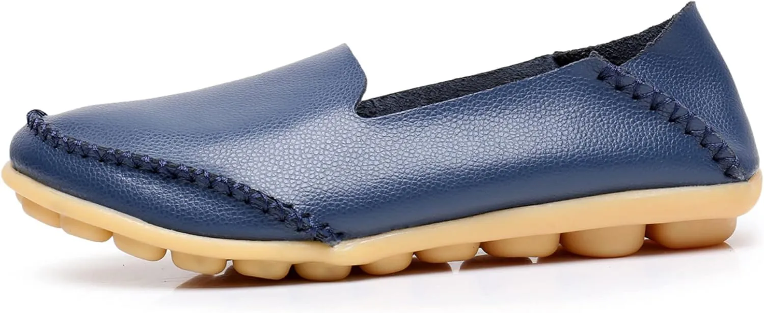 VenusCelia Women's Streamline Comfort Walking Flat Loafer