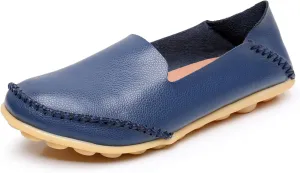 VenusCelia Women's Streamline Comfort Walking Flat Loafer