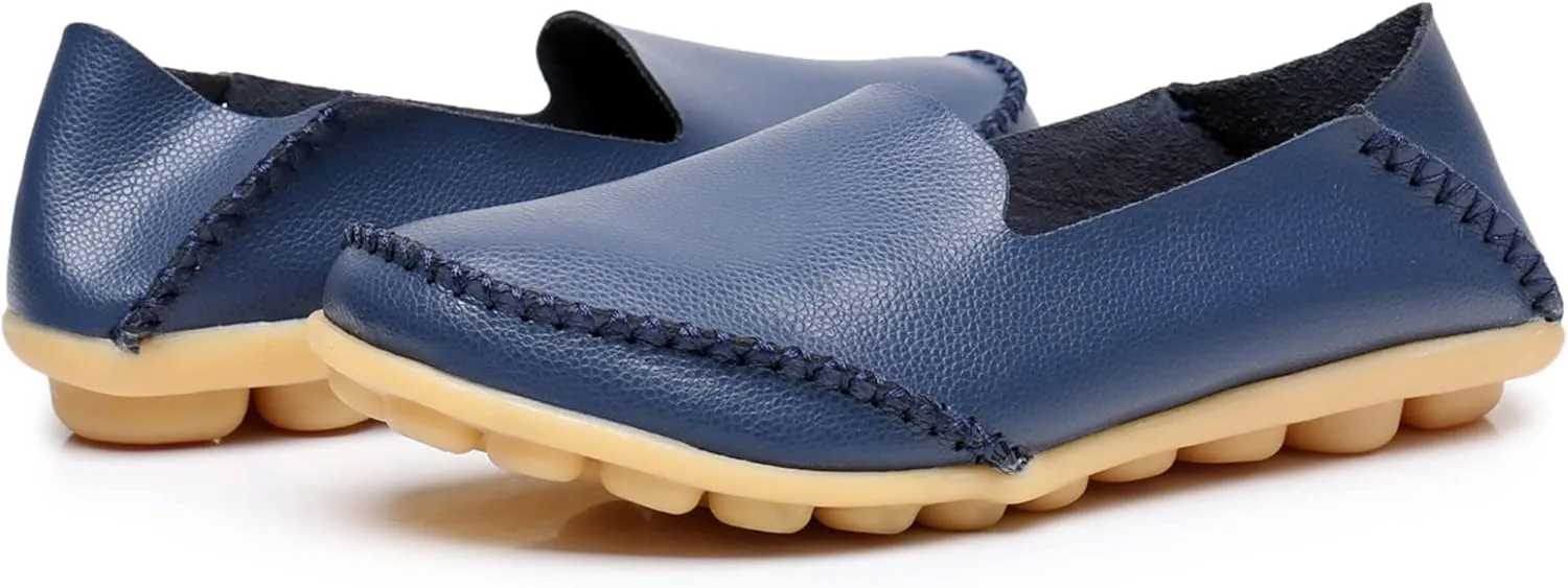 VenusCelia Women's Streamline Comfort Walking Flat Loafer