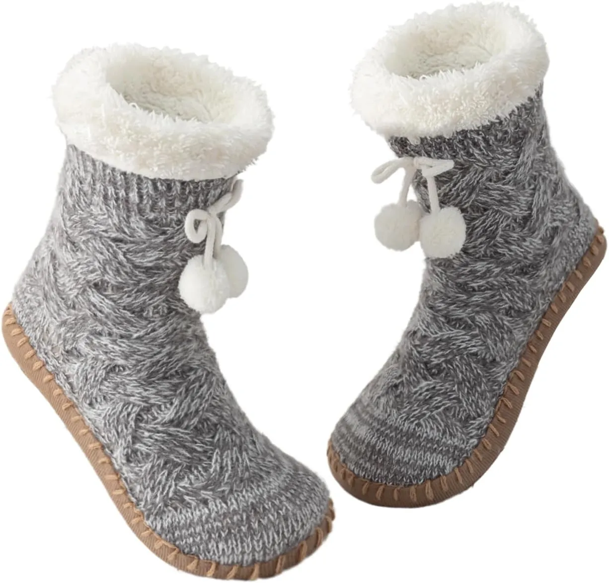 Vihir Warm Women's Slipper Socks Cozy Indoor Floor with Super Soft Fuzzy Lining and Non-Slip Sole, perfect Winter Comfort in Multiple Colors, Ideal Gift Choice