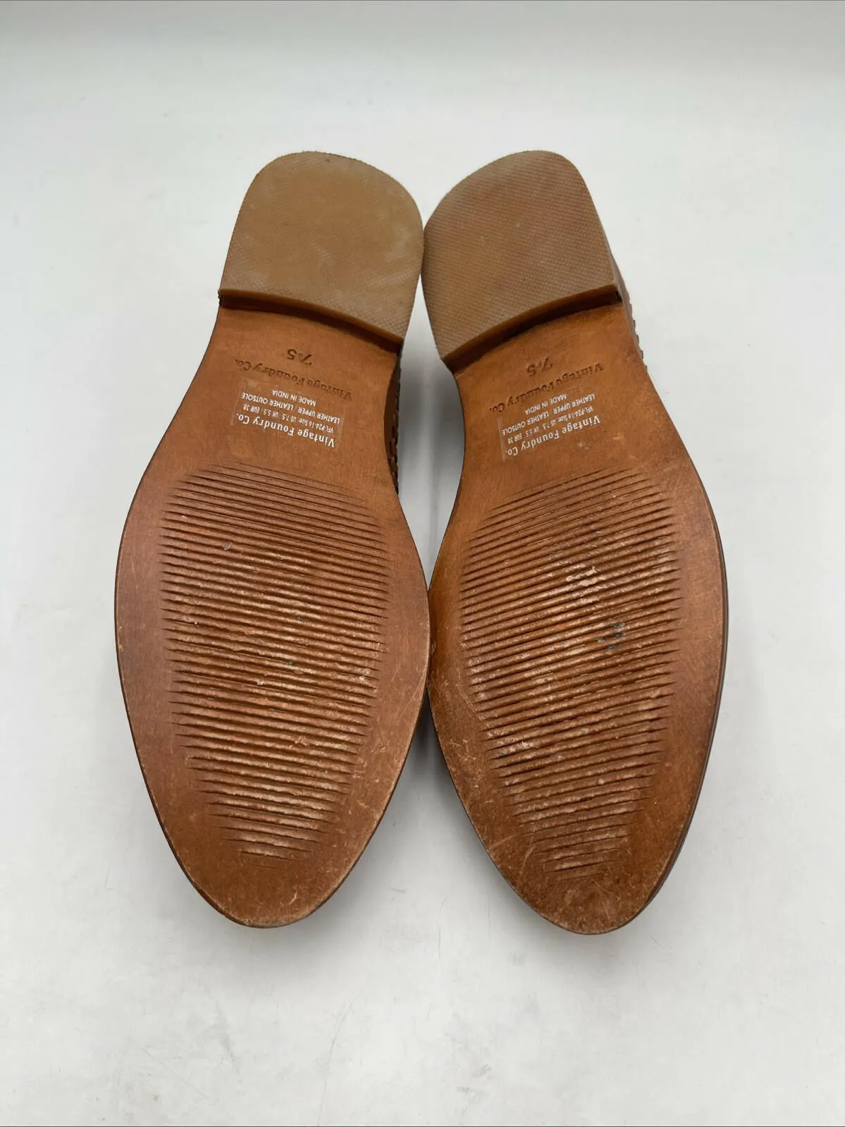 Vintage Foundry Co Women's. Haide Loafers Brown Size 7.5 - Very Good