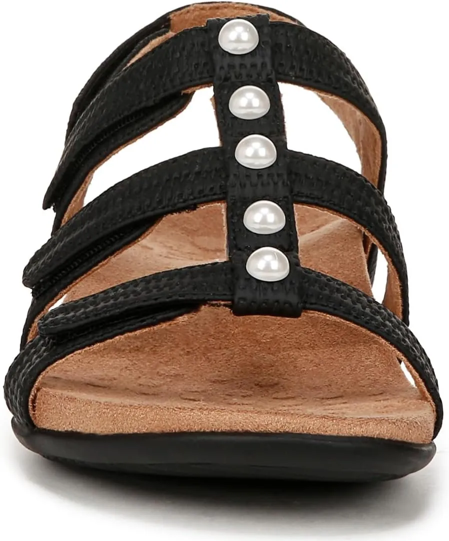 Vionic Women's Women's Rest Amber Backstrap Sandal - Ladies Adjustable Walking Sandals with Concealed Orthotic Arch Support