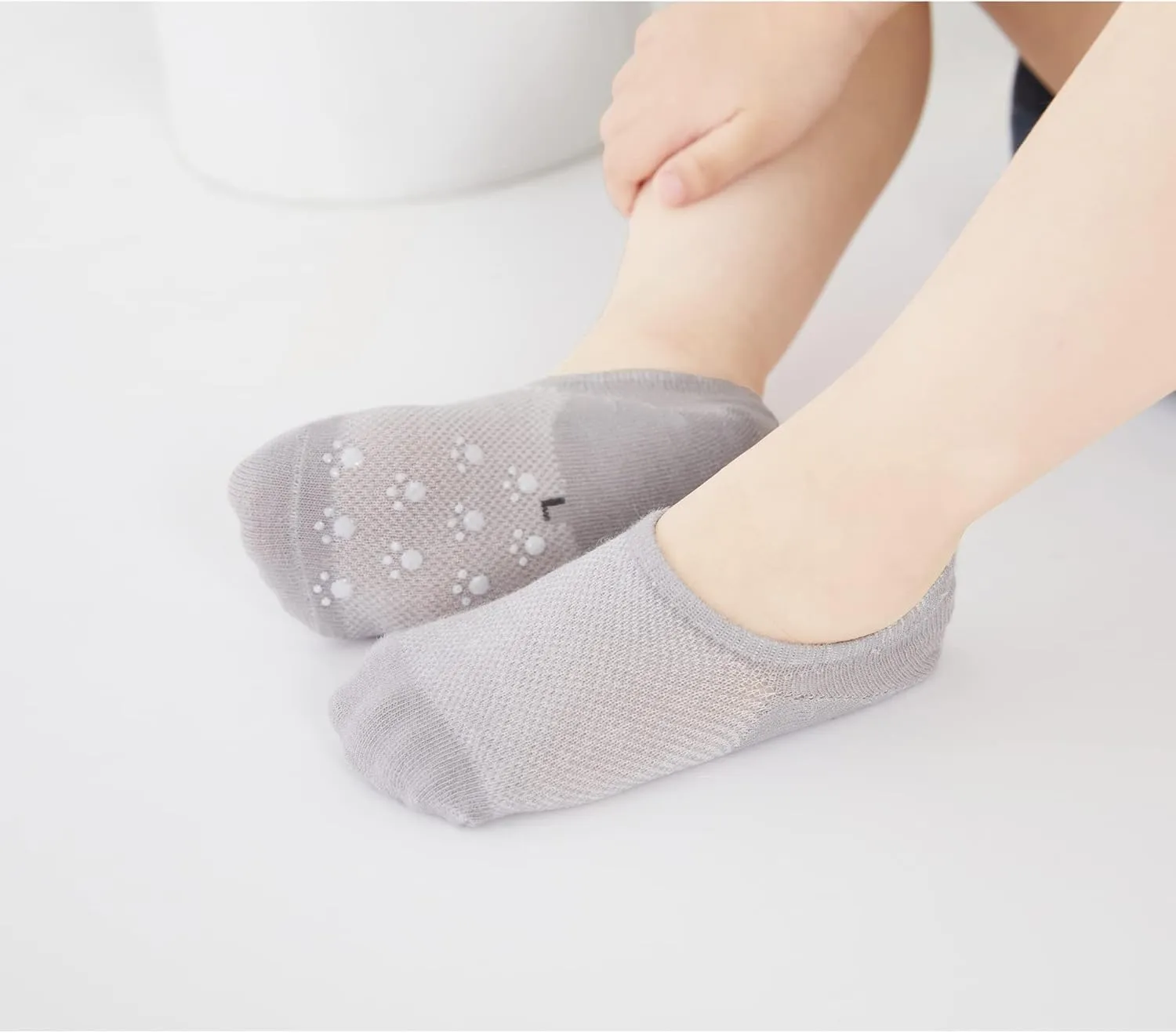 VWU Baby No Show Socks Toddler Low Cut Cotton Socks Animal 0-9T 6/10 Pack