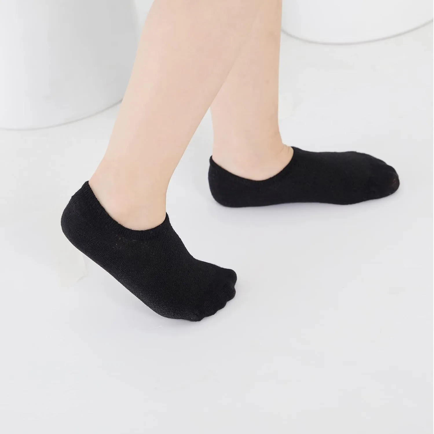 VWU Baby No Show Socks Toddler Low Cut Cotton Socks Animal 0-9T 6/10 Pack