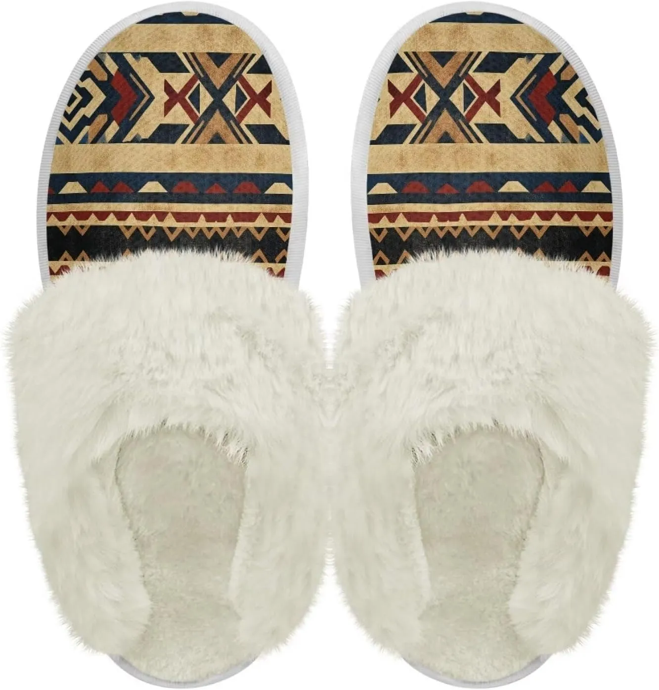 Warm House Slippers for Women Comfy Flannel Lined Winter Slippers with Memory Foam Soles Indoor Outdoor Shoes