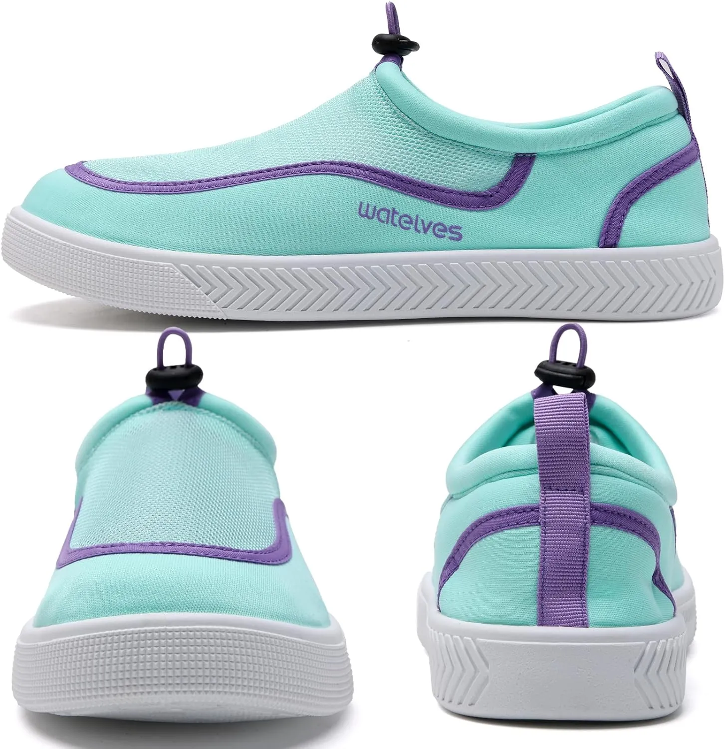WateLves Water Shoes for Women and Men - Quick-Dry Multi-Purpose Casual Water Sneakers Slip-On with Drainage Holes - Lightweight, Breathable Aqua Shoes for Swim Beach Walking