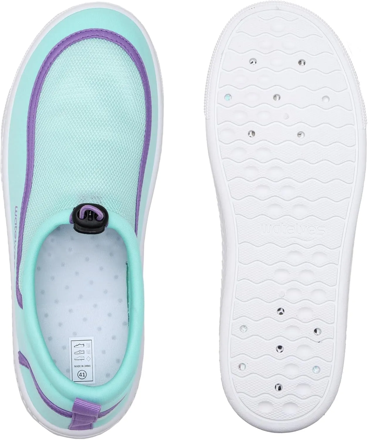 WateLves Water Shoes for Women and Men - Quick-Dry Multi-Purpose Casual Water Sneakers Slip-On with Drainage Holes - Lightweight, Breathable Aqua Shoes for Swim Beach Walking