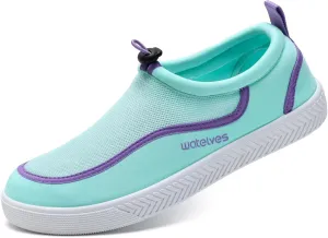 WateLves Water Shoes for Women and Men - Quick-Dry Multi-Purpose Casual Water Sneakers Slip-On with Drainage Holes - Lightweight, Breathable Aqua Shoes for Swim Beach Walking