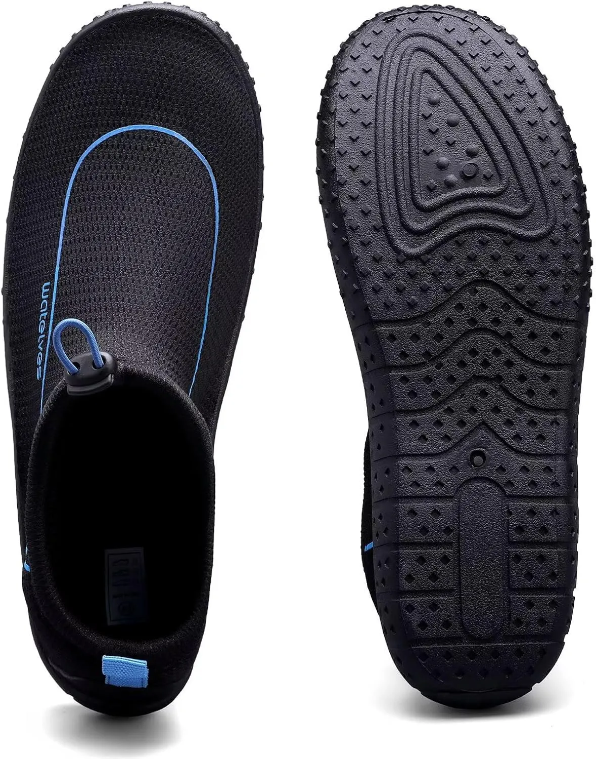 WateLves Water Shoes Womens Mens Multi-Purpose Barefoot Shoes Beach Swim Yoga Aqua Socks with Adjustable Buckle Thick Sole for Indoor Outdoor