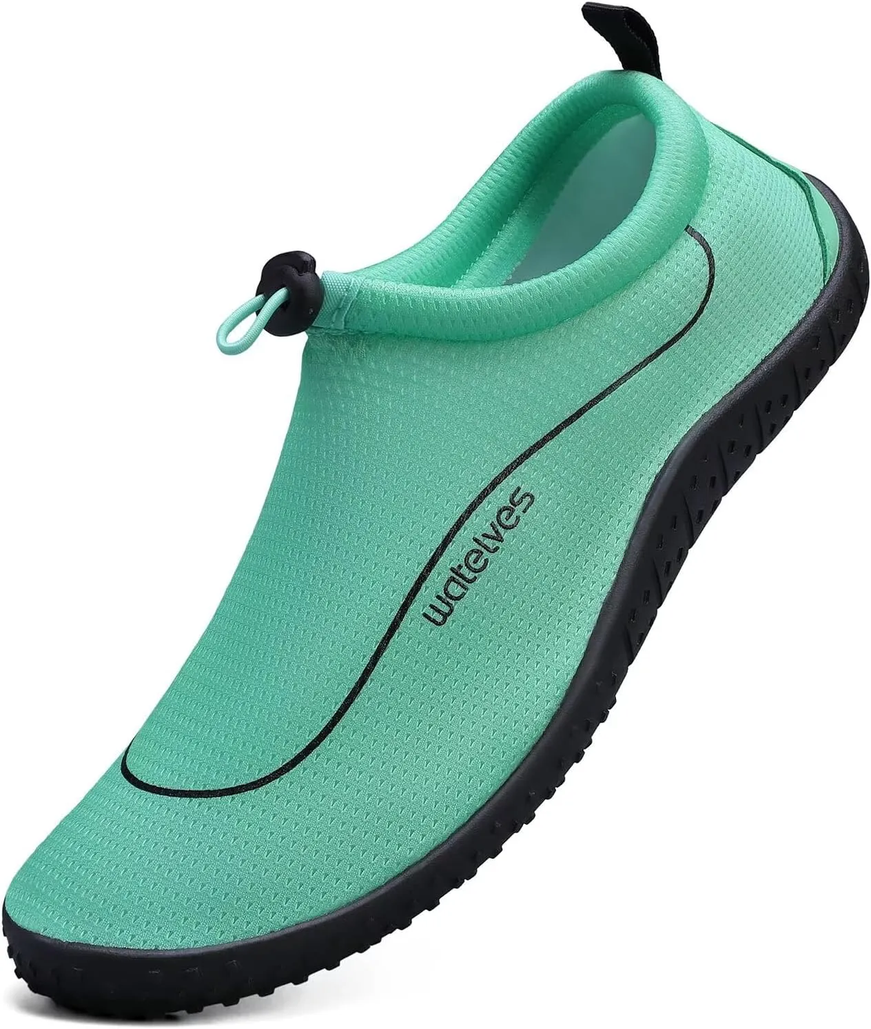 WateLves Water Shoes Womens Mens Multi-Purpose Barefoot Shoes Beach Swim Yoga Aqua Socks with Adjustable Buckle Thick Sole for Indoor Outdoor