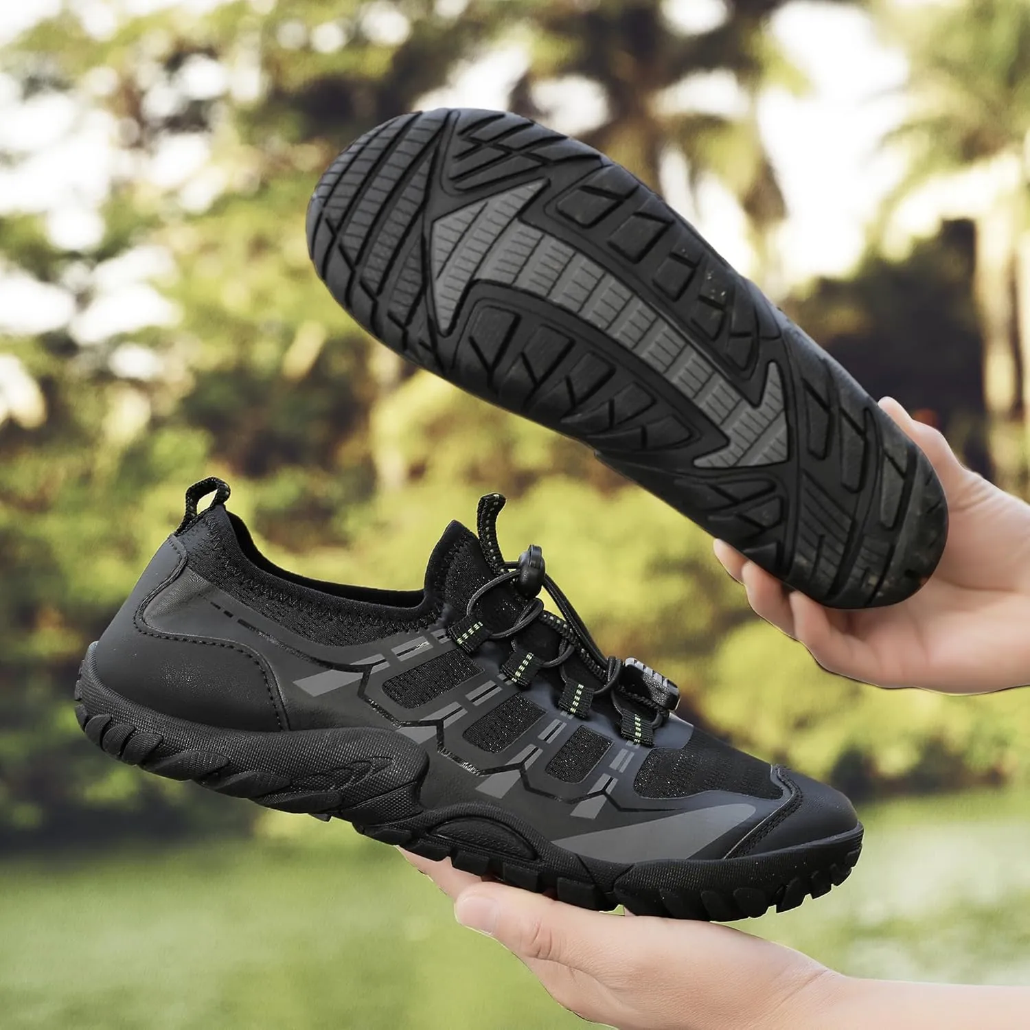 Water Shoes Wide Width for Women Men Swim Beach Barefoot Shoes Quick Drying Aqua Shoes for Pool Diving Boating River Yoga Lake Surfing