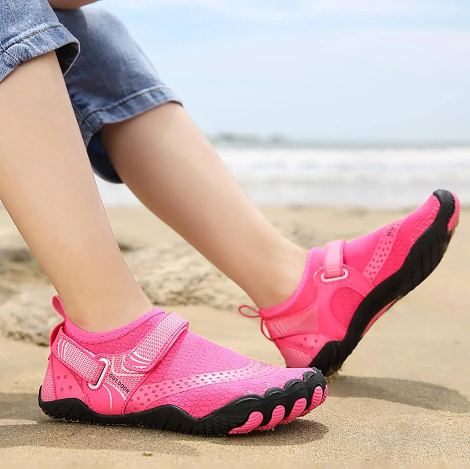 Water Shoes Women Men Barefoot Quick Dry Aqua Beach Swim Pool Surf Yoga Hiking Kayaking Lightweight Non Slip Outdoor Activities