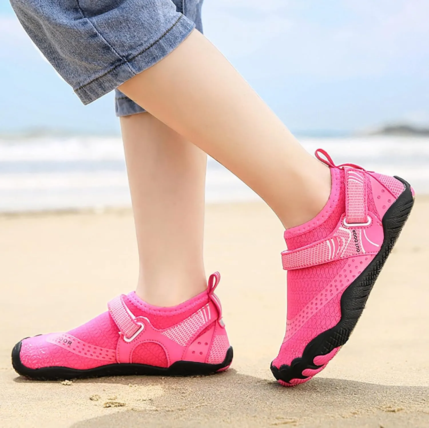 Water Shoes Women Men Barefoot Quick Dry Aqua Beach Swim Pool Surf Yoga Hiking Kayaking Lightweight Non Slip Outdoor Activities