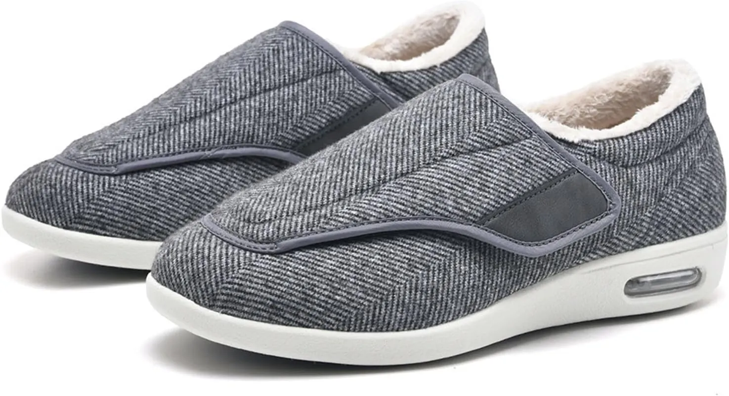 Wide Walking Shoes, Extra Wide Fit Diabetic Shoes Middle-Aged and Elderly Warm Shoes Casual Shoes Walking Shoes Dad and Mom Shoes