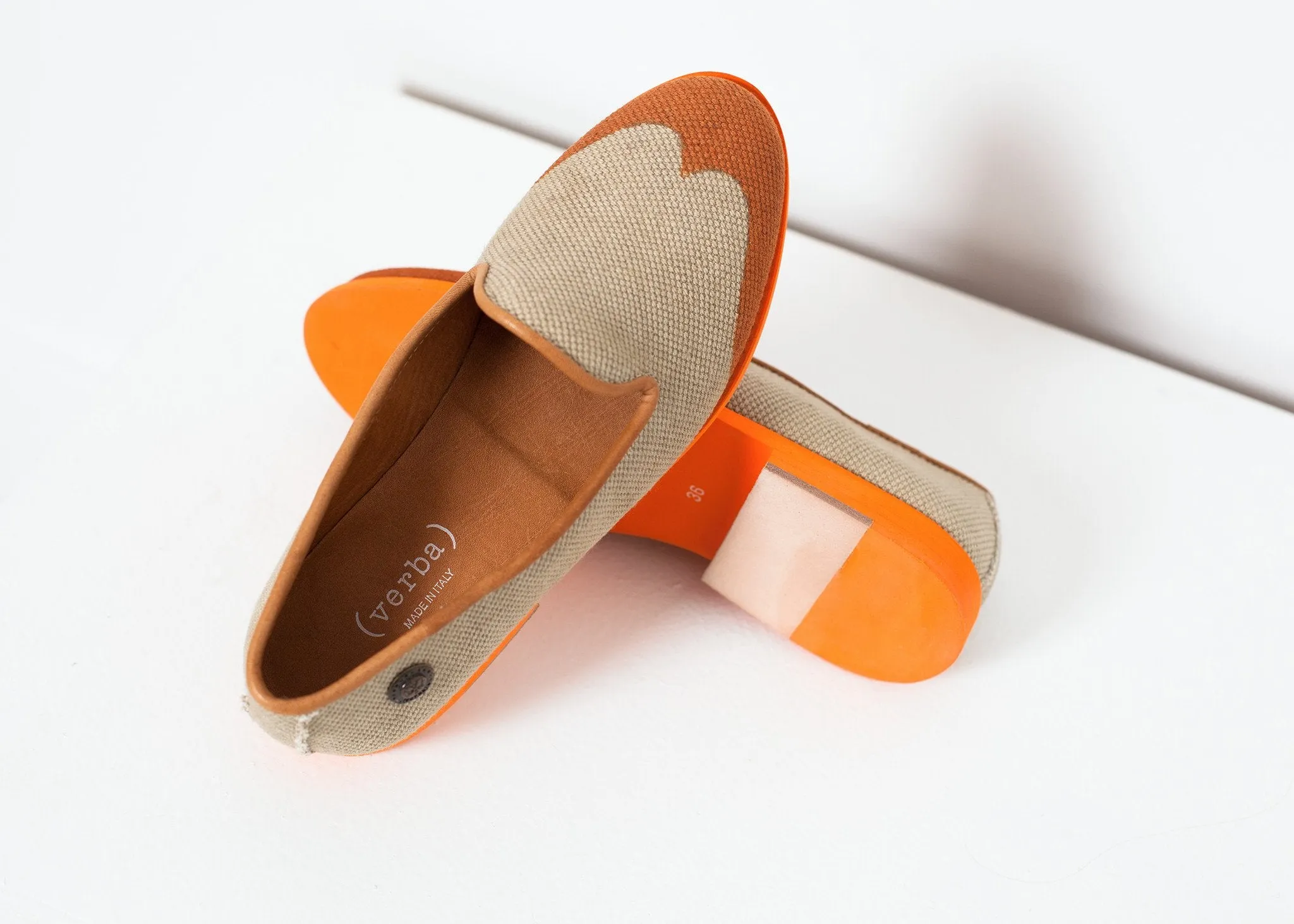 Wingtip in Loafer Orange Trusted by customers International delivery