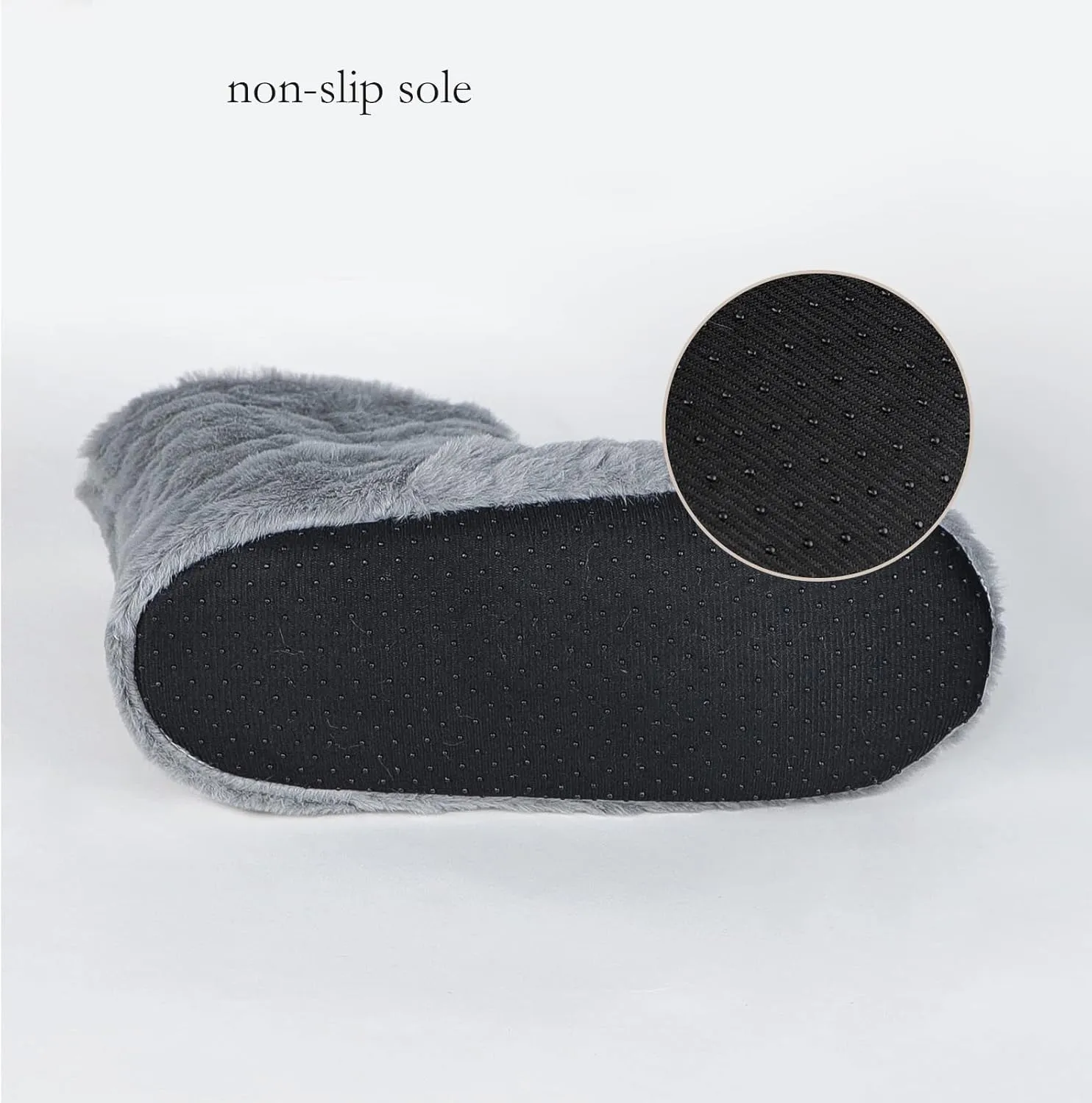 Women Floor Boots Warm Indoor Slippers Girl Warm Bootie Sock Home Ankle High Boots Noiseless Sock Shoes Flat Non-Slip Slipper