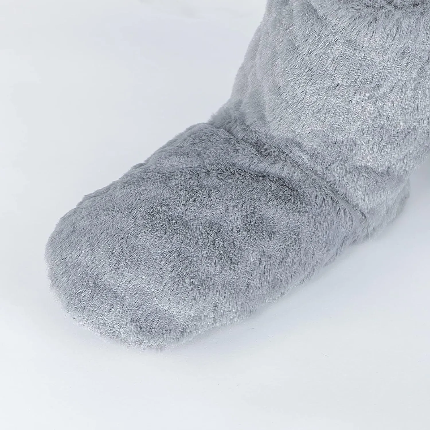 Women Floor Boots Warm Indoor Slippers Girl Warm Bootie Sock Home Ankle High Boots Noiseless Sock Shoes Flat Non-Slip Slipper